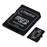 KINGSTON CanvSelect Plus 32GB microSDHC 100R + ADP, Klasse 10