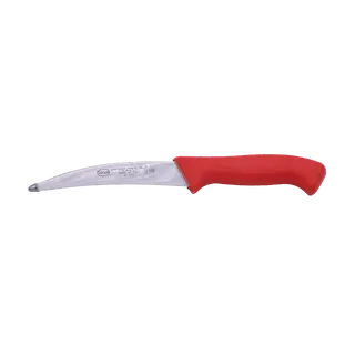 Sanelli Skinn-/Bukkkniv 15 cm. rødt håndtak