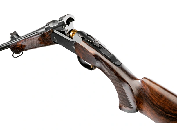 Merkel K5 Kiplauf Extreme Black 8x57IRS Pistol grip, Grade4, 51cm, M15x1, Flutet