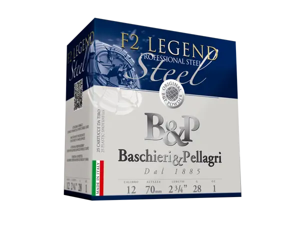 Baschieri & Pellagri F2 Legend Pro Steel 12/70 24g #8,5 425m/s (25/250/25000)