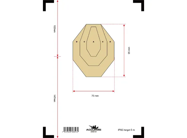 Accurize skive IPSC 5m