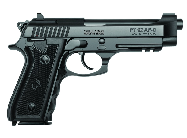 Taurus Pistol Mod.92 9mm Alu/sort 17 skudd m.rail