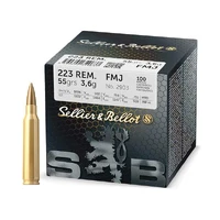 S&B 223 Rem 3,6g / 55gr FMJ (100pk) 